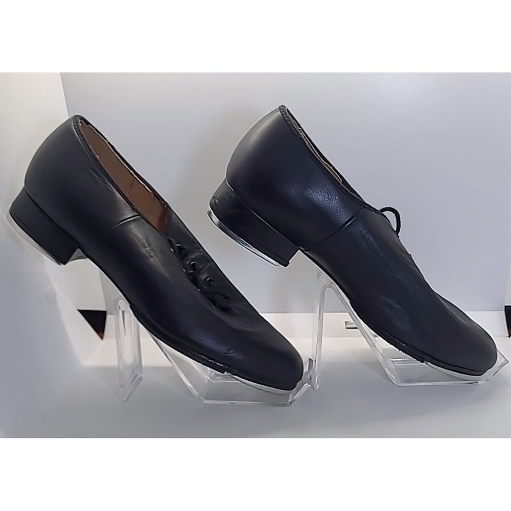 Capezio Tap Shoes Womens SZ 6.5 Black Leather Oxford Professional Dancewear Good - Picture 3 of 16
